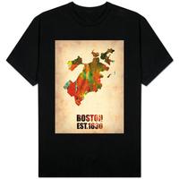 Boston Watercolor Map