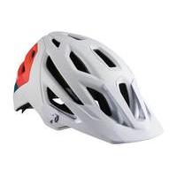 bontrager lithos helmet with mips whiteorange l