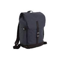 bobbin bicycles waxed canvas rucksack blue