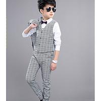 Boys\' Formal Striped Sets, Cotton Spring Summer Fall Clothing Set