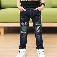 Boys\' Casual/Daily Solid Jeans-Cotton Winter Spring Fall