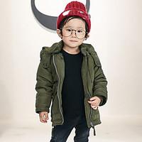 boy casualdaily solid down cotton padded polyester winter long sleeve