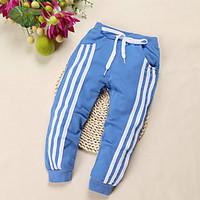 boys casualdaily striped pants cotton summer spring fall black blue re ...