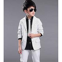 Boys\' Casual/Daily Solid Suit Blazer, Others Spring Fall ¾ Sleeve