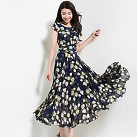 borme womens party going out casualdaily vintage boho chiffon swing dr ...