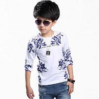 boy casualdaily color block hoodie sweatshirt cotton winter long sleev ...