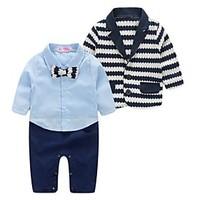 boys casualdaily striped overall jumpsuit clothing setcotton spring fa ...