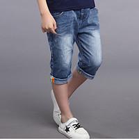 Boys\' Casual/Daily Solid Jeans-Cotton Rayon Summer