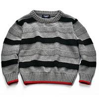 Boy\'s Casual/Daily Striped Sweater CardiganCotton Winter / Spring / Fall Gray