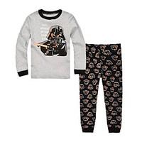 boys casualdaily print clothing setcotton winter fall gray