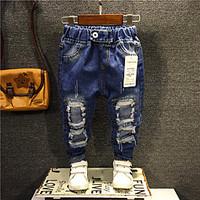 boys casualdaily solid jeanscotton spring blue