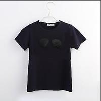 boy casualdaily solid tee cotton summer short sleeve