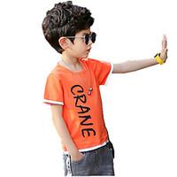 Boy Casual/Daily Color Block Hoodie Sweatshirt, Cotton Winter Long Sleeve Regular