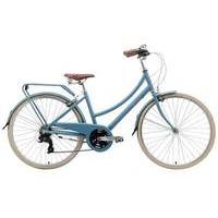 bobbin bicycles brownie 21 speed 2017 womens hybrid bike light blue 43 ...
