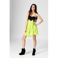 Bow Chiffon Babydoll Dress