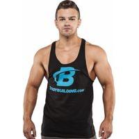 Bodybuilding.com Clothing B Swoosh Premium Stringer Tank Small Black