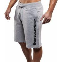 Bodybuilding.com Clothing Vertical Cutoff Short Large Heather