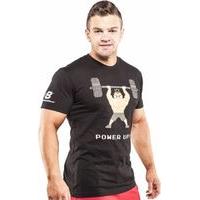 Bodybuilding.com Clothing Power Up Tee Large Black