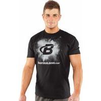 Bodybuilding.com Clothing Powder Grip Tee Large Black