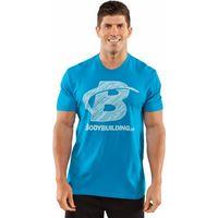 bodybuildingcom clothing sketch tee large turquoise