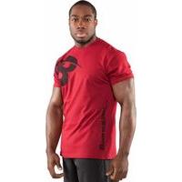 bodybuildingcom clothing b swoosh tee medium cardinal