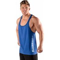 Bodybuilding.com Clothing Simple Classic Y Back Tank Large Royal Blue