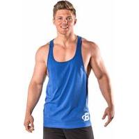 Bodybuilding.com Clothing B Swoosh Y-Back Tank Large Royal Blue