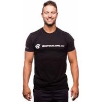Bodybuilding.com Clothing Classic Fitted Logo T-Shirt Large Black