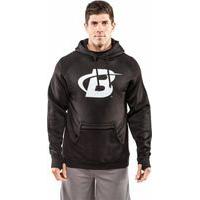 Bodybuilding.com Clothing B Swoosh Poly Tech Pullover Hoodie XL Black