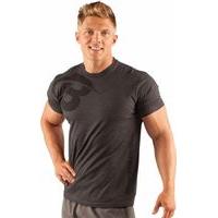 Bodybuilding.com Clothing B Swoosh Tee Medium Heavy Metal