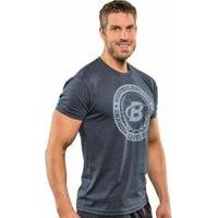 Bodybuilding.com Clothing B Swoosh Academia Tee 2XL Midnight Navy