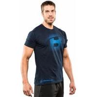 bodybuildingcom clothing b faded tee large midnight navy