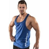 Bodybuilding.com Clothing Vertical Premium Stringer Tank Medium Royal Blue