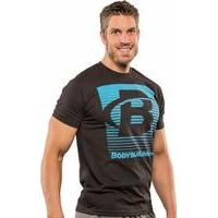 Bodybuilding.com Clothing Blend In Tee Medium Black/Turquoise