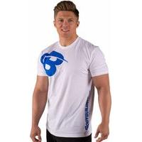 Bodybuilding.com Clothing B Swoosh Tee Medium White