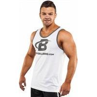 Bodybuilding.com Clothing B Swoosh Contrast Athlete Tank Medium White/Grey