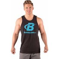 Bodybuilding.com Clothing B Swoosh Tank Medium Black/Ocean