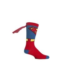 Boys 1 Pair SockShop Superman Cape Socks