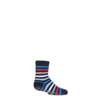 Boys and Girls 1 Pair Falke Striped Catspads