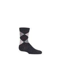 Boys and Girls 1 Pair Falke Cotton Argyle Socks