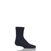 boys and girls 1 pair falke back to school plain cotton socks