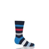 Boys And Girls 1 Pair Falke Striped Cotton Socks