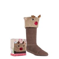 Boys and Girls 1 Pair Totes Christmas Novelty Welly Boot Socks