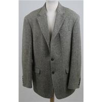 boden size 44l browncream herringbone jacket