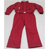 Bogner, size 44 red ski suit/2 piece