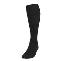 Boy\'s Size Black Plain Football Socks