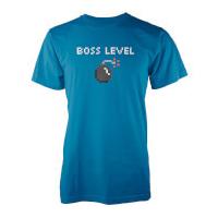 Boss Level Men\'s Blue T-Shirt - S