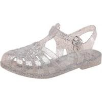 Board Angels Girls Fisherman Jelly Sandals Silver Glitter