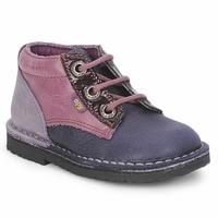 Bopy MADADA boys\'s Children\'s Low Ankle Boots in purple