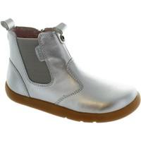 bobux outback boot girlss childrens low ankle boots in silver